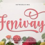 Fenivay Script Font - Featured Image