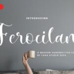 Ferocilan Font - Featured Image