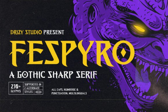 Fespyro Font - Featured Image