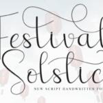 Festival Solstice Font - Featured Image