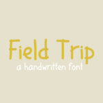 Field Trip Font - Featured Image