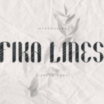 Fika Lines Font - Featured Image