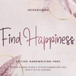 Find Happiness Font - Featured Image