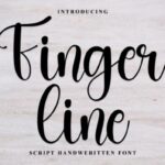 Finger Line Font - Featured Image