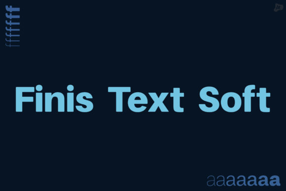 Finis Text Soft Font - Featured Image