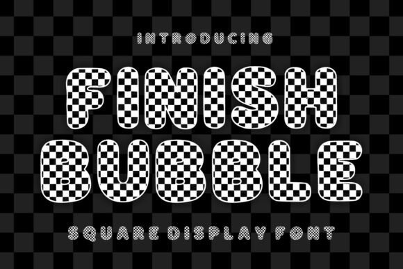 Finish Bubble Font - Featured Image