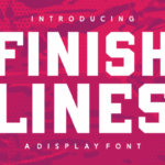 Finish Lines Font - Featured Image
