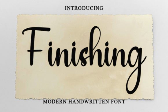 Finishing Font - Featured Image