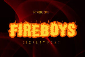 Fire Boys Font - Featured Image