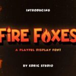Fire Foxes Font - Featured Image
