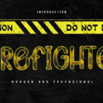 Firefighter Font - Featured Image