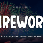 Firework Font - Featured Image
