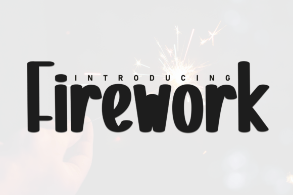 Firework Font - Featured Image