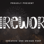 Firework Font - Featured Image