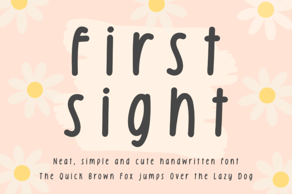 First Sight Font - Featured Image