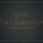 First Signature Font - Featured Image