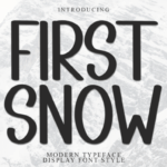 First Snow Font - Featured Image