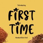 First Time Font - Featured Image
