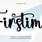 Firstime Font - Featured Image