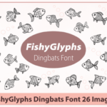 Fishyglyphs Font - Featured Image