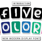 Five Colors Font - Featured Image