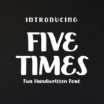 Five Times Font - Featured Image