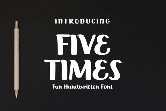 Five Times Font - Featured Image