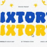 Fixtory Font - Featured Image