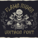 Flame Rider Font - Featured Image