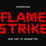 Flame Strike Font - Featured Image