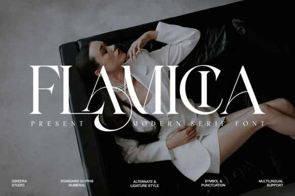 Flamicia Font - Featured Image
