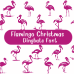 Flamingo Christmas Font - Featured Image