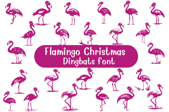Flamingo Christmas Font - Featured Image