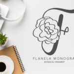 Flanela Monogram Font - Featured Image