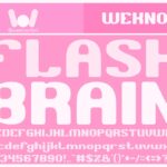 Flash Brain Font - Featured Image