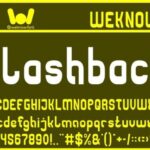 Flashback Font - Featured Image