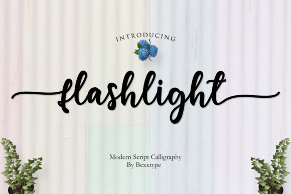 Flashlight Script Font - Featured Image