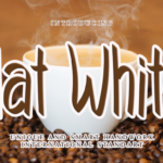 Flat White Font - Featured Image