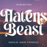 Flatens Beast Font - Featured Image