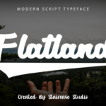 Flatland Font - Featured Image
