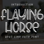 Flaying Horse Font - Featured Image