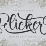 Flicker Font - Featured Image