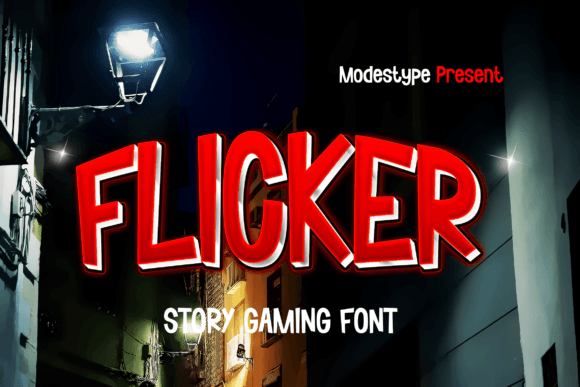 Flicker Font - Featured Image