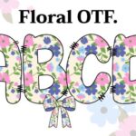 Floral Army Font - Featured Image