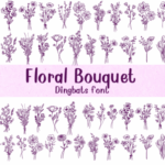 Floral Bouquet Font - Featured Image