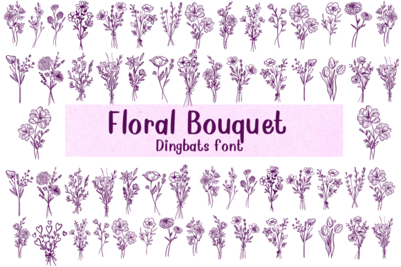 Floral Bouquet Font - Featured Image