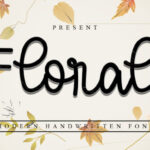 Floral Font - Featured Image