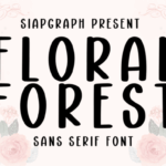 Floral Forest Font - Featured Image