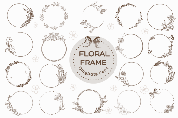 Floral Frame Font - Featured Image