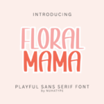 Floral Mama Font - Featured Image